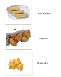 sausage roll, meat pie, meat pie, meat pie, sausage roll, meat pie, sausage roll, meat pie, meat pie, sausage roll,